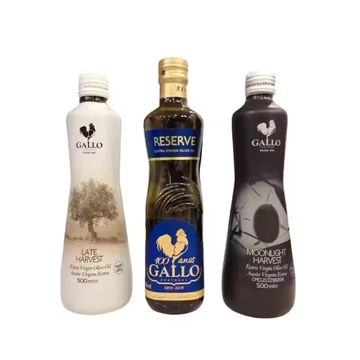 Bottled olive oil range